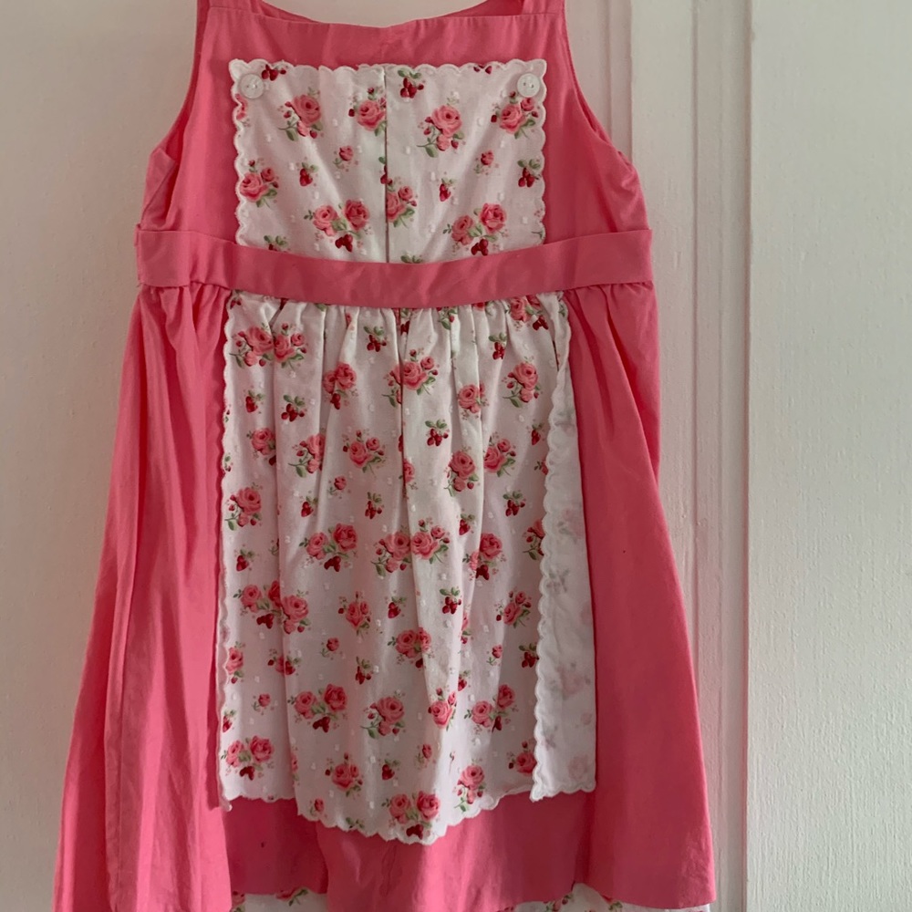 Janie and jack pink bib dress